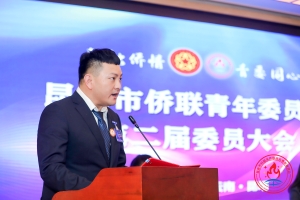 举办侨青圆桌论坛并代表发言1