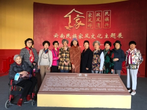 组织会员参加云南民族家风文化主题展1