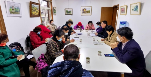 2022.12.12高峰到昆明市“侨胞之家”宣讲党的二十大精神2